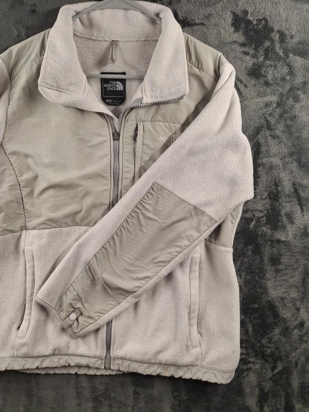 The North Face Light Gray Fleece Jacket